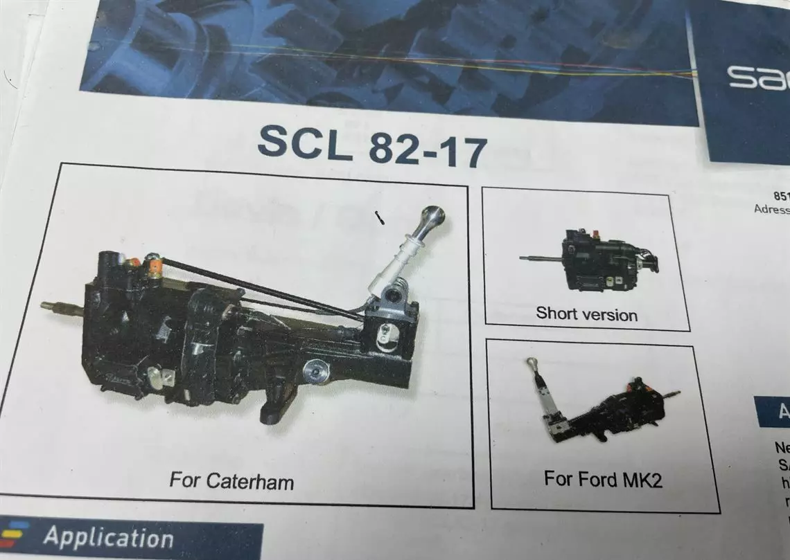 BOITE DE VITESSE SEQUENTIEL SADEV SCL82-17 